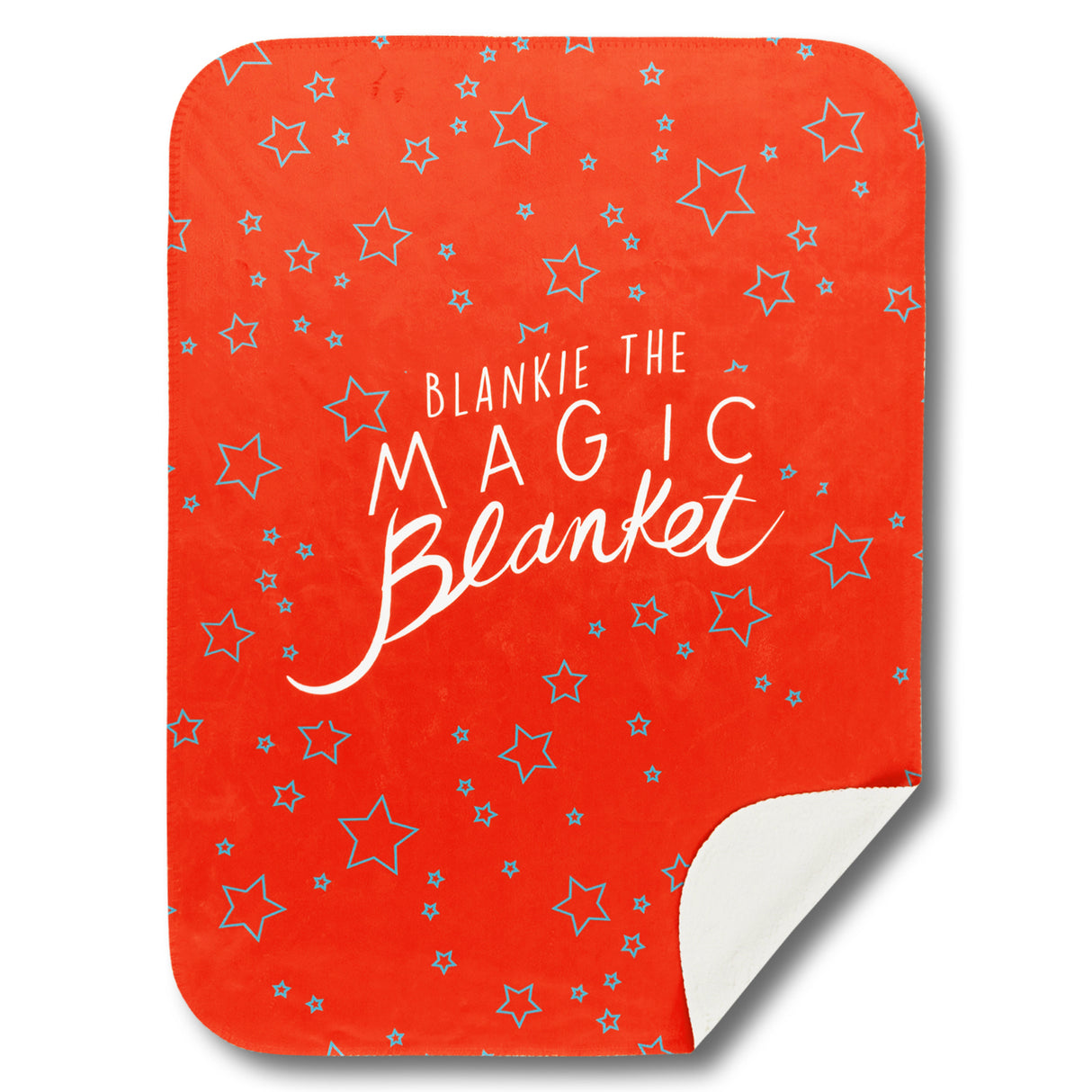 Personalized Sherpa Faux Wool Lined Micro Mink Baby Blanket, 30x40, Sublimated Edge to Edge