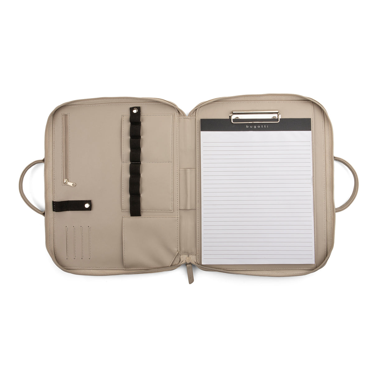 Bugatti-Pure Collection Writing Case with setachable s/strap