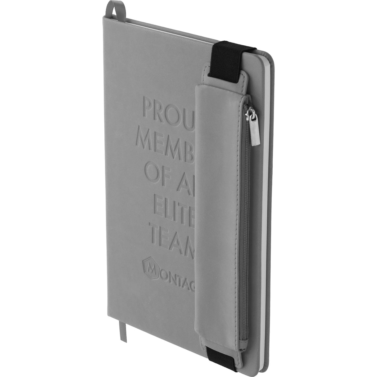 FUNCTION Office Hard Bound Notebook With Pen Pouch