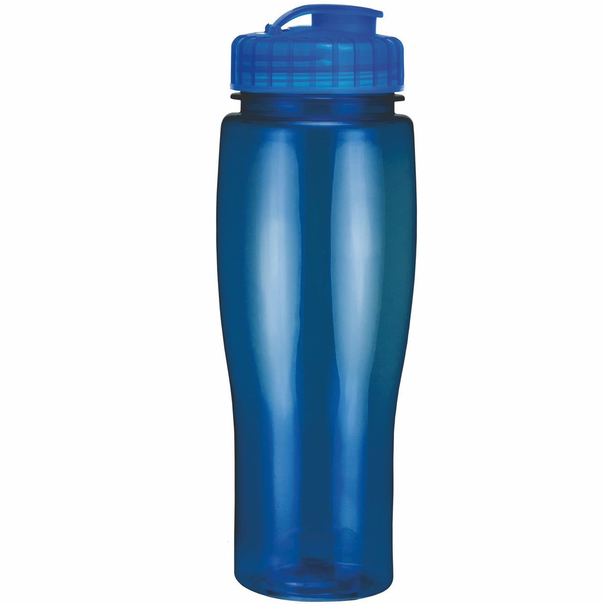 24 Oz. Contour Translucent Bottle w/ Flip Top Lid