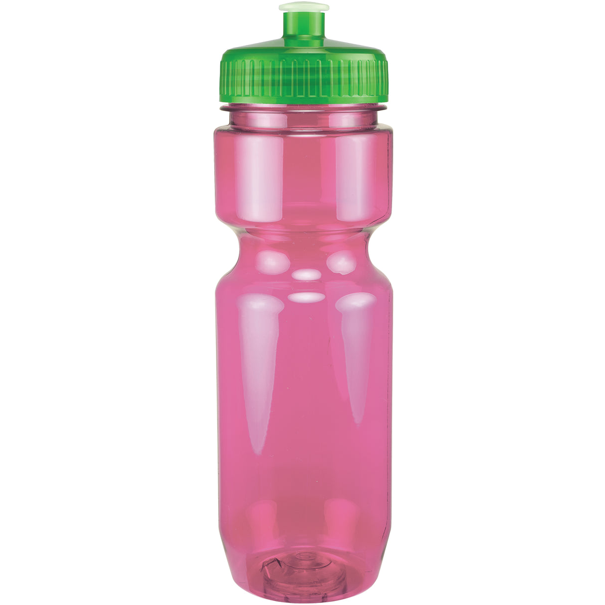 22 Oz. Translucent Bike Bottle w/ Push Pull Lid