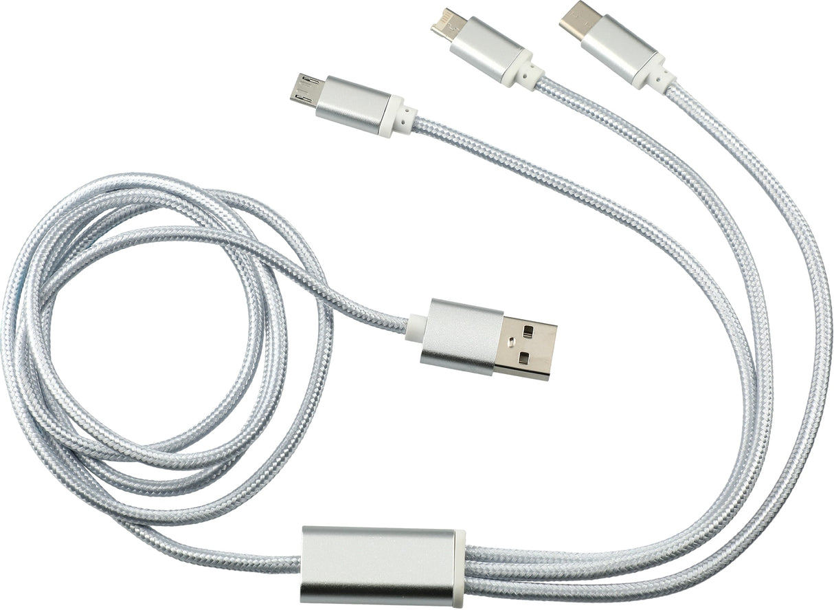 000285 Realm 3-in-1 Long Charging Cable