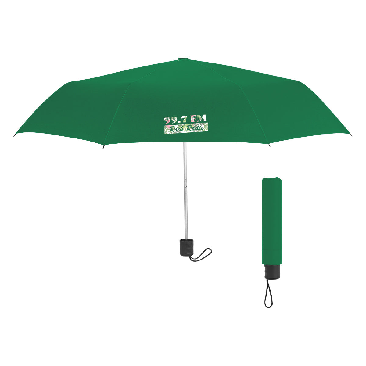 42" Arc Telescopic Umbrella With 100% Rpet Canopy
