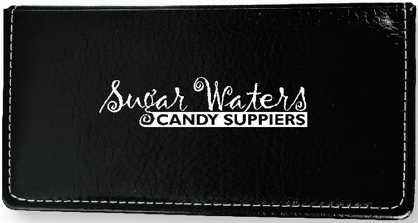 Sticky Note Holder plush grainy finish faux leather