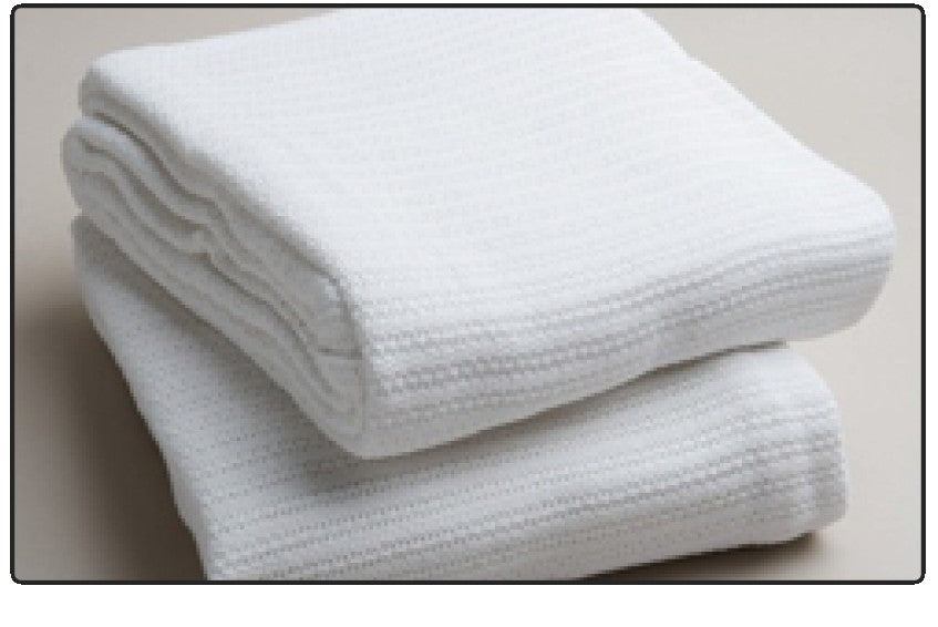 100% Cotton Thermal Blanket 72"X90"