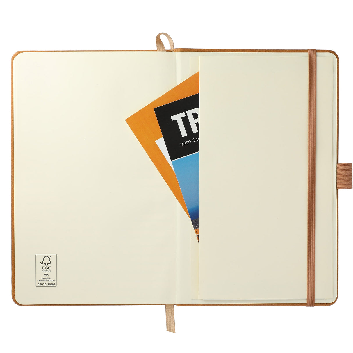 5.5" x 8.5" FSC® Mix Recycled Leather Bound JB®