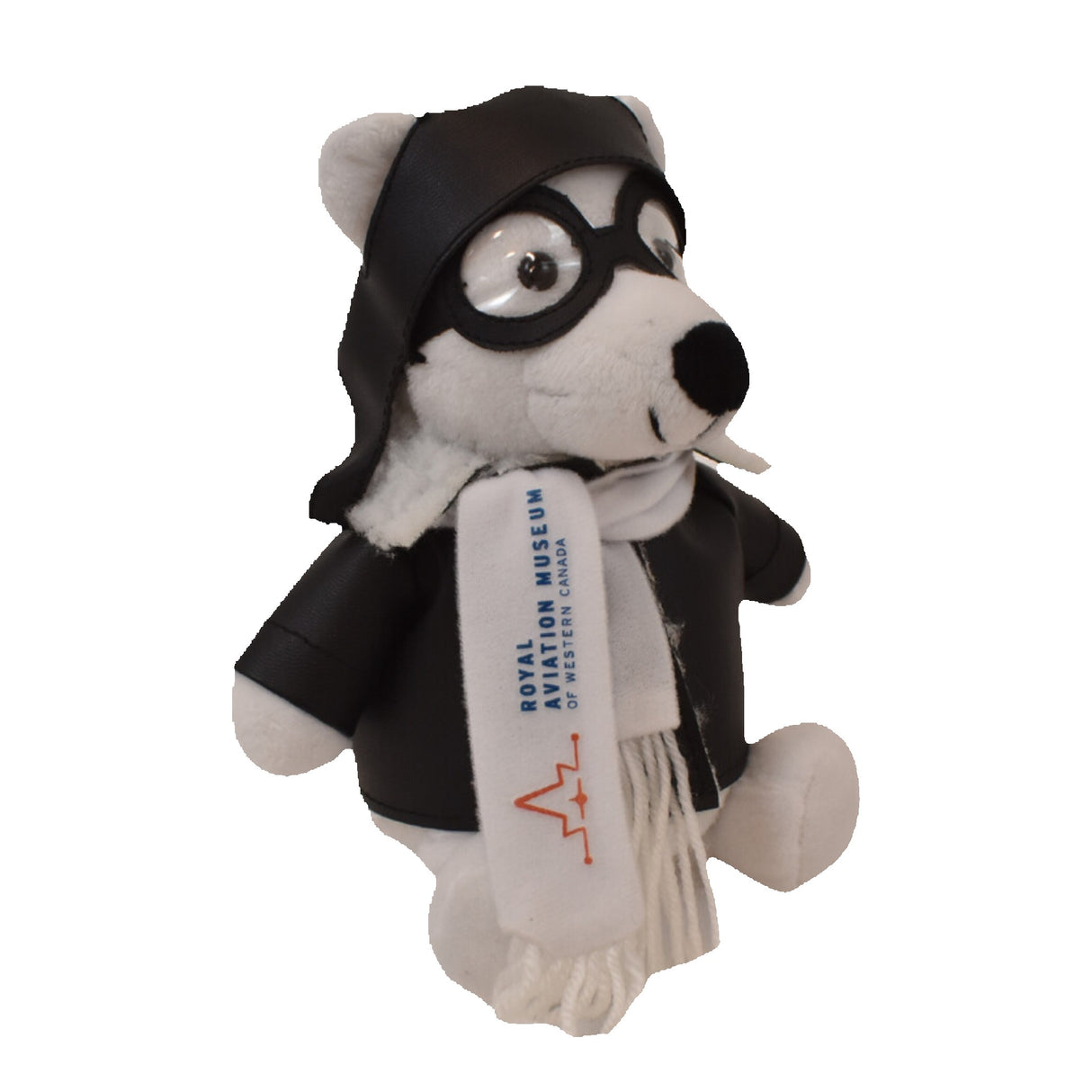 6" Mini Me Powder Polar Bear w/Pilot's Outfit