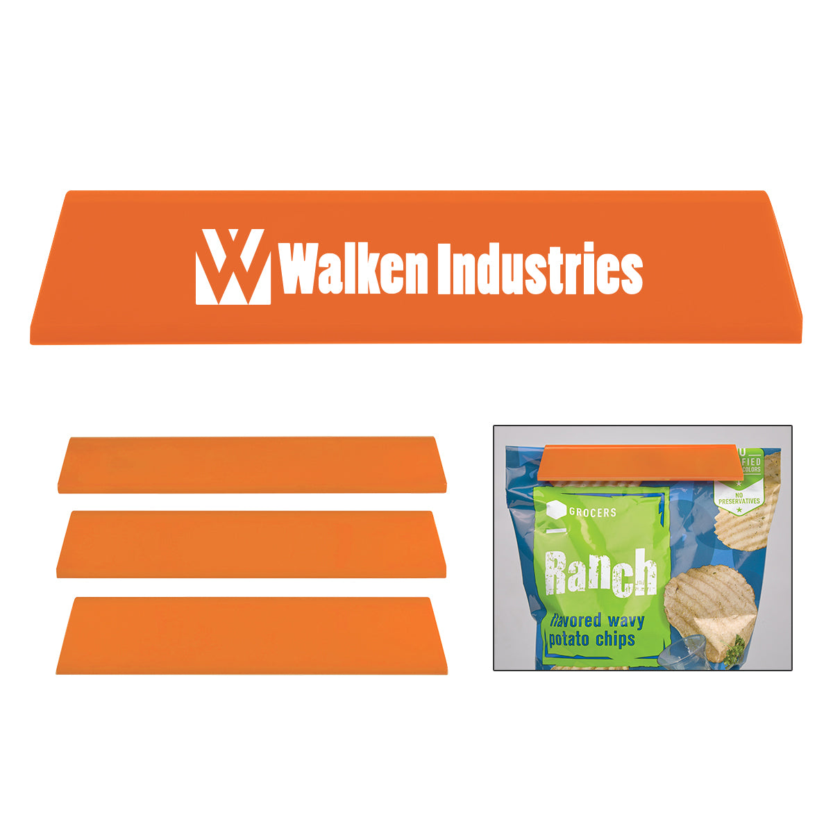 Slip-n-seal 3 Piece Bag Clip Set