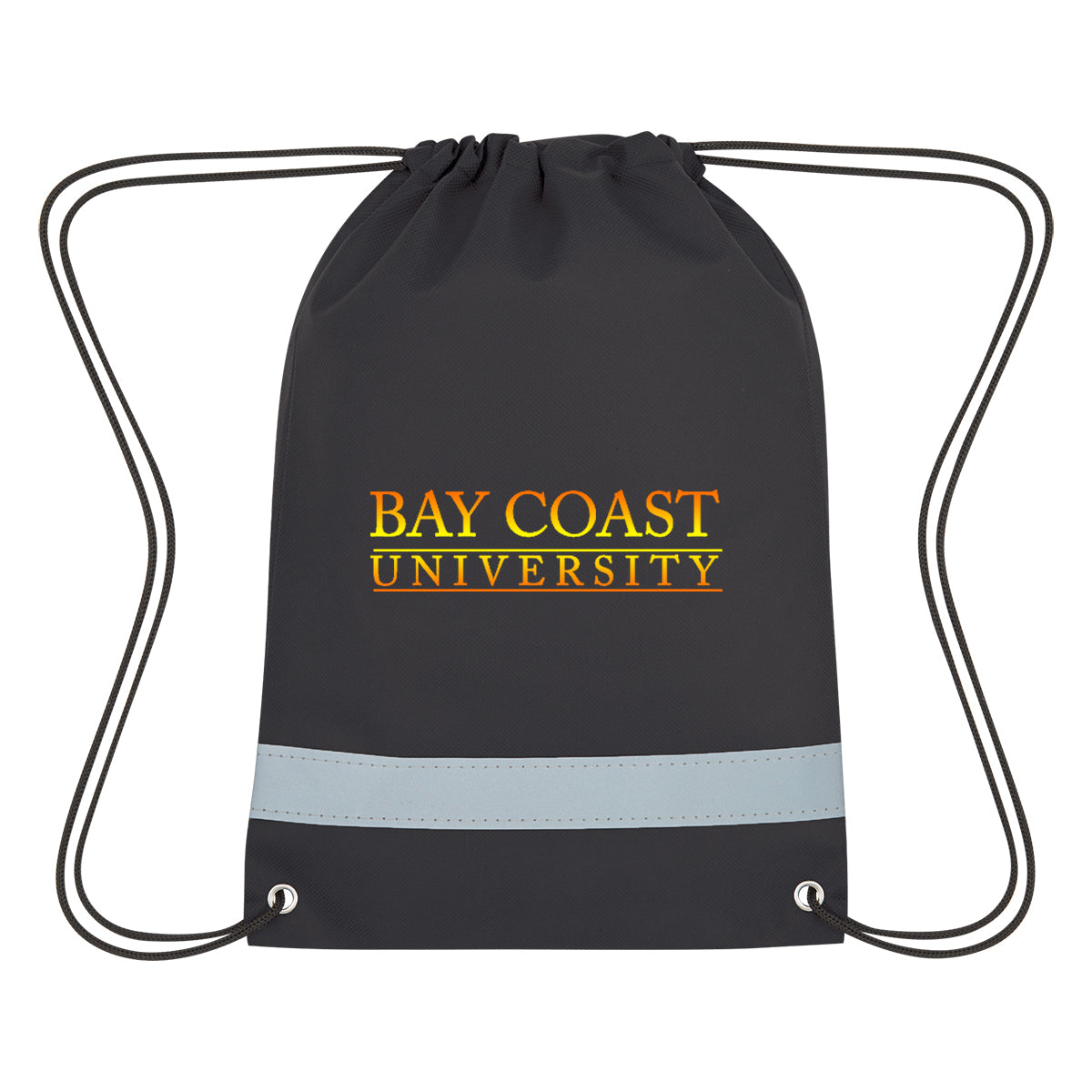 Lil' Bit Reflective Non-woven Drawstring Bag