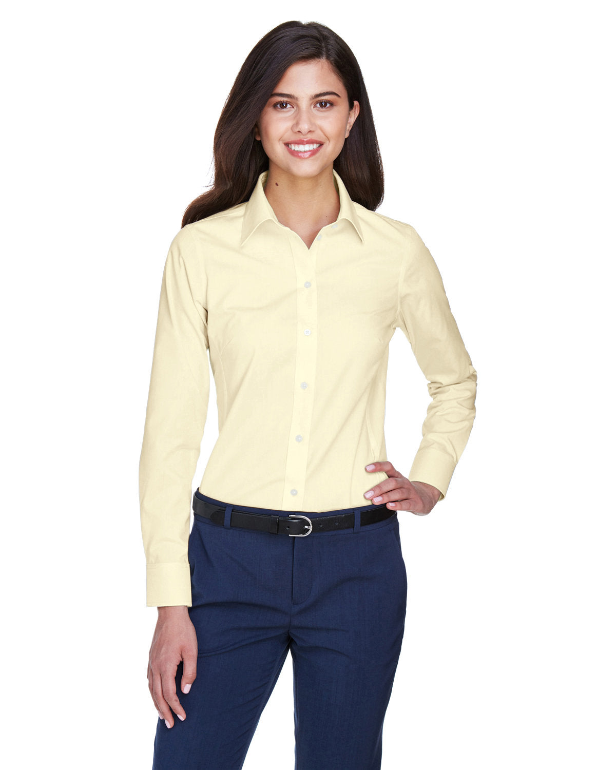 DEVON AND JONES Ladies' Crown Collection® Solid Oxford Woven Shirt