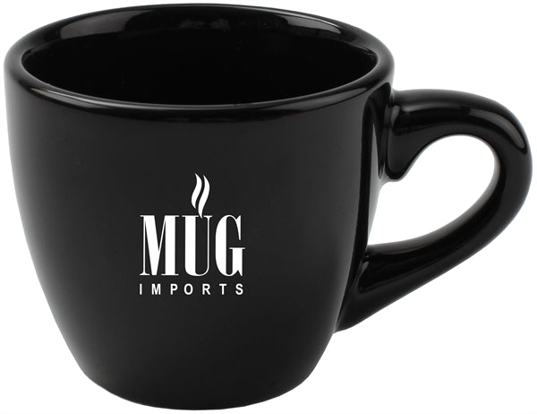 Piccolo espresso mug 3.5oz black vitrified
