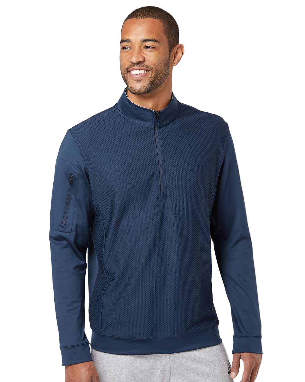 Adidas Performance Texture Quarter-Zip Pullover