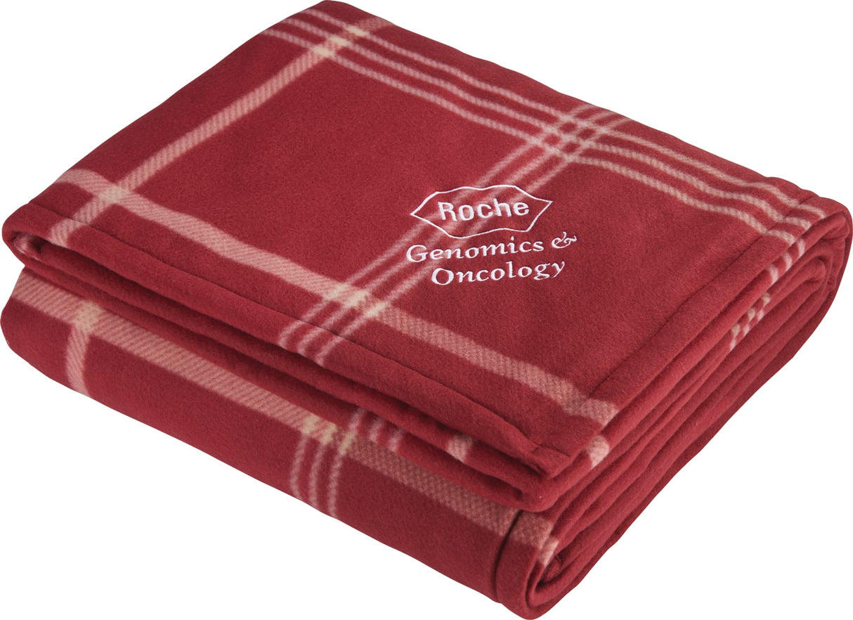 Plaid Fleece Sherpa Blanket