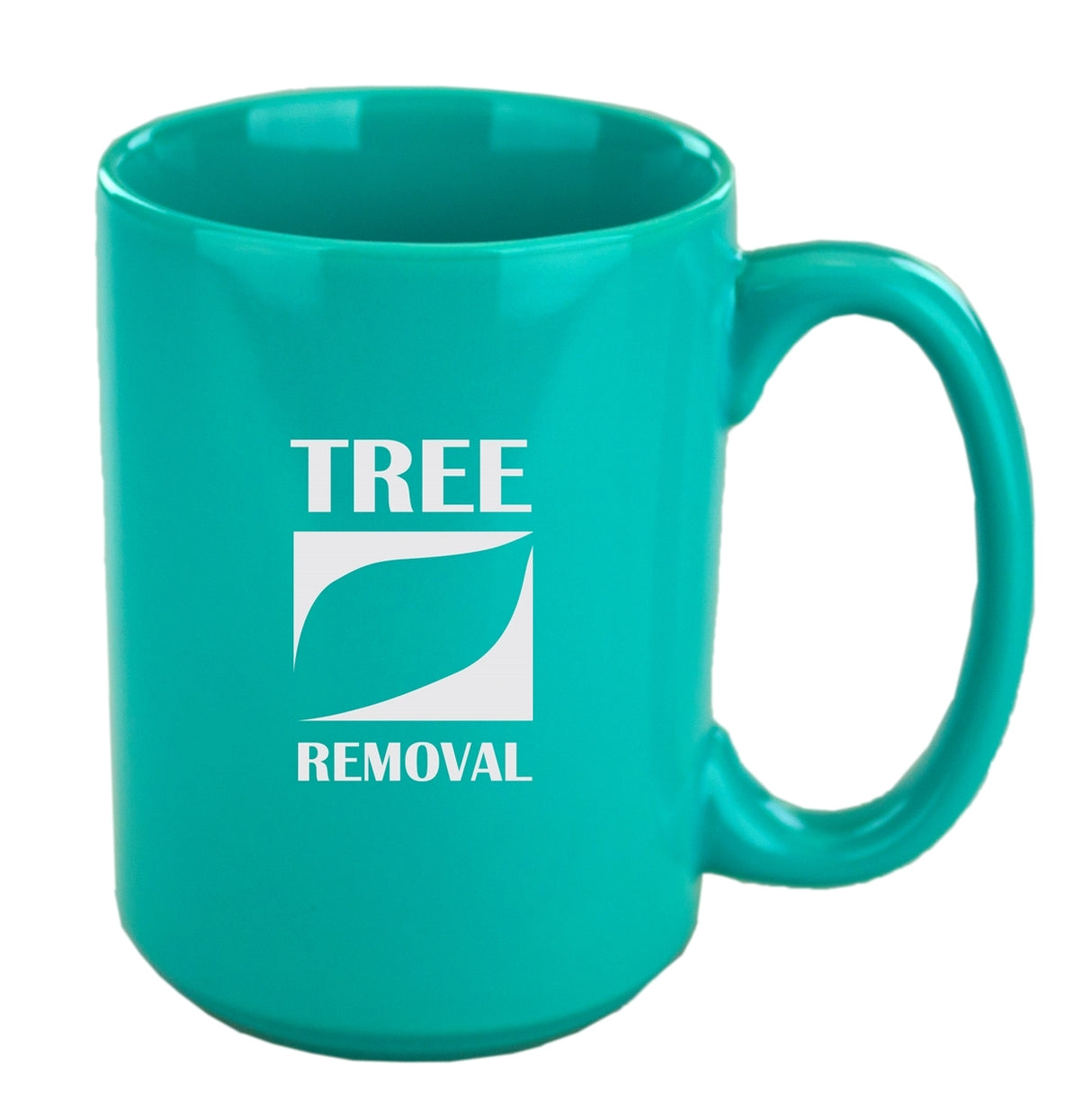 Jumbo 15oz aqua ceramic mug