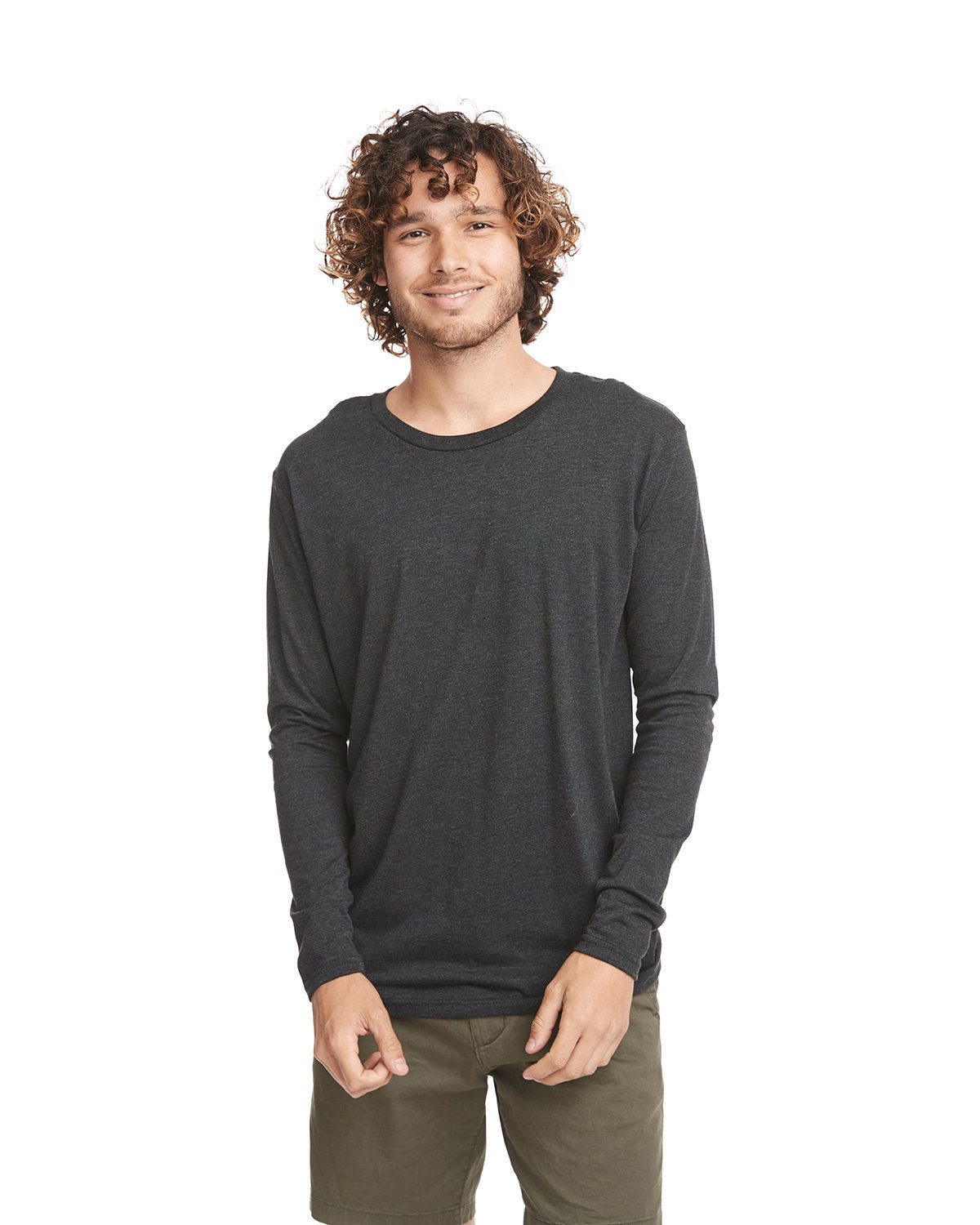 NEXT LEVEL APPAREL Men's Triblend Long-Sleeve Crew