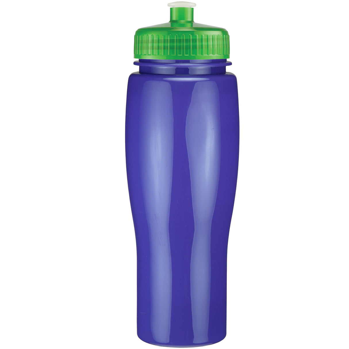 24 Oz. Contour Bottle w/ Push Pull Lid - Solid Colors