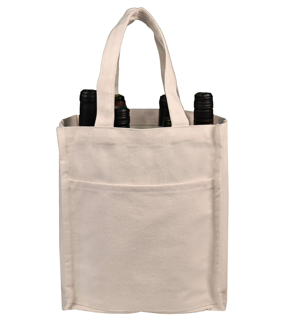 6 Bottle Canvas Bottle Tote