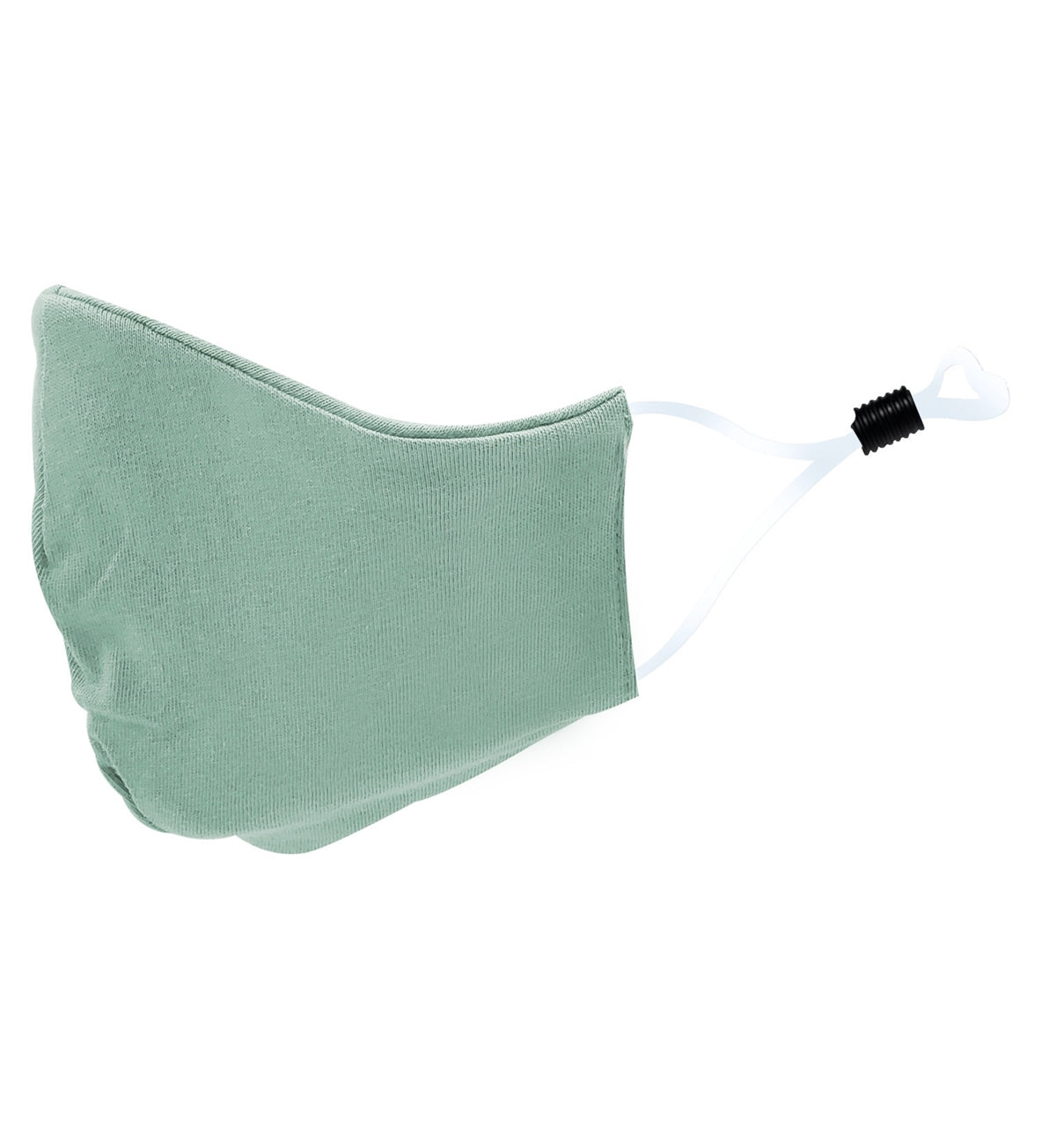 Youth Size Fashion Face Mask with adjusters, 100% Cotton, 2 layer, Beacon Grey- Blank