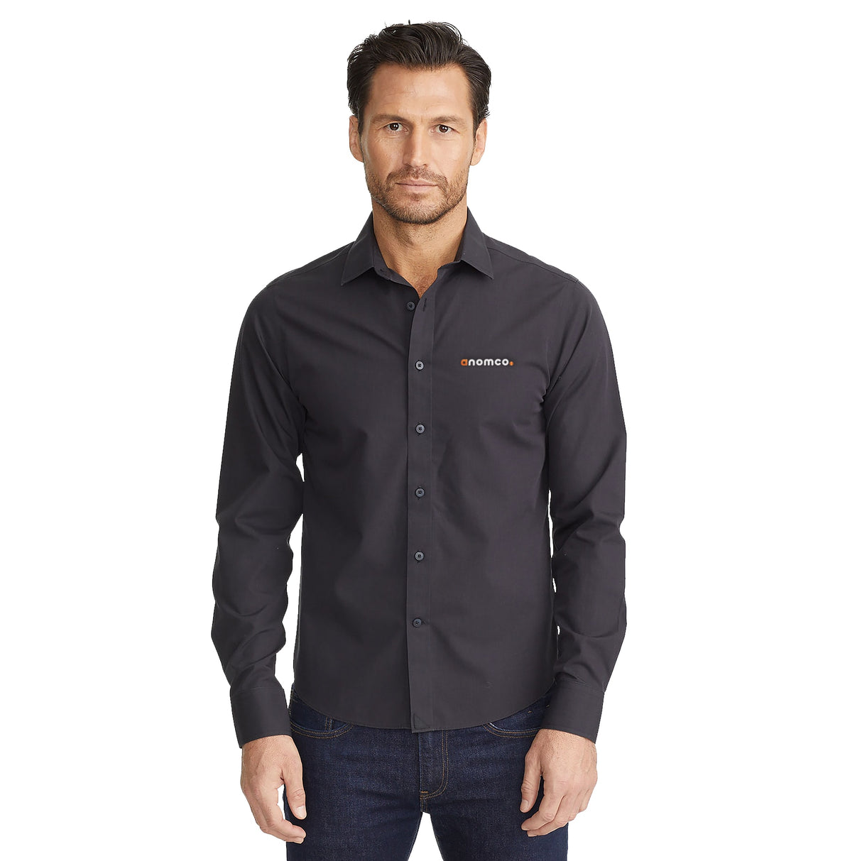 UNTUCKit Black Stone WF LS Slim Fit Shirt-Men's