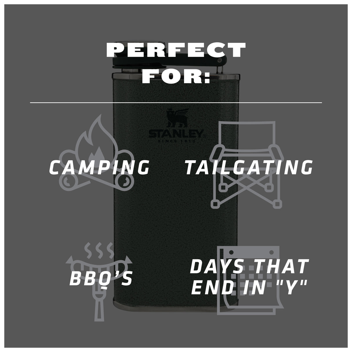 Stanley Easy Fill Wide Mouth Flask 8oz