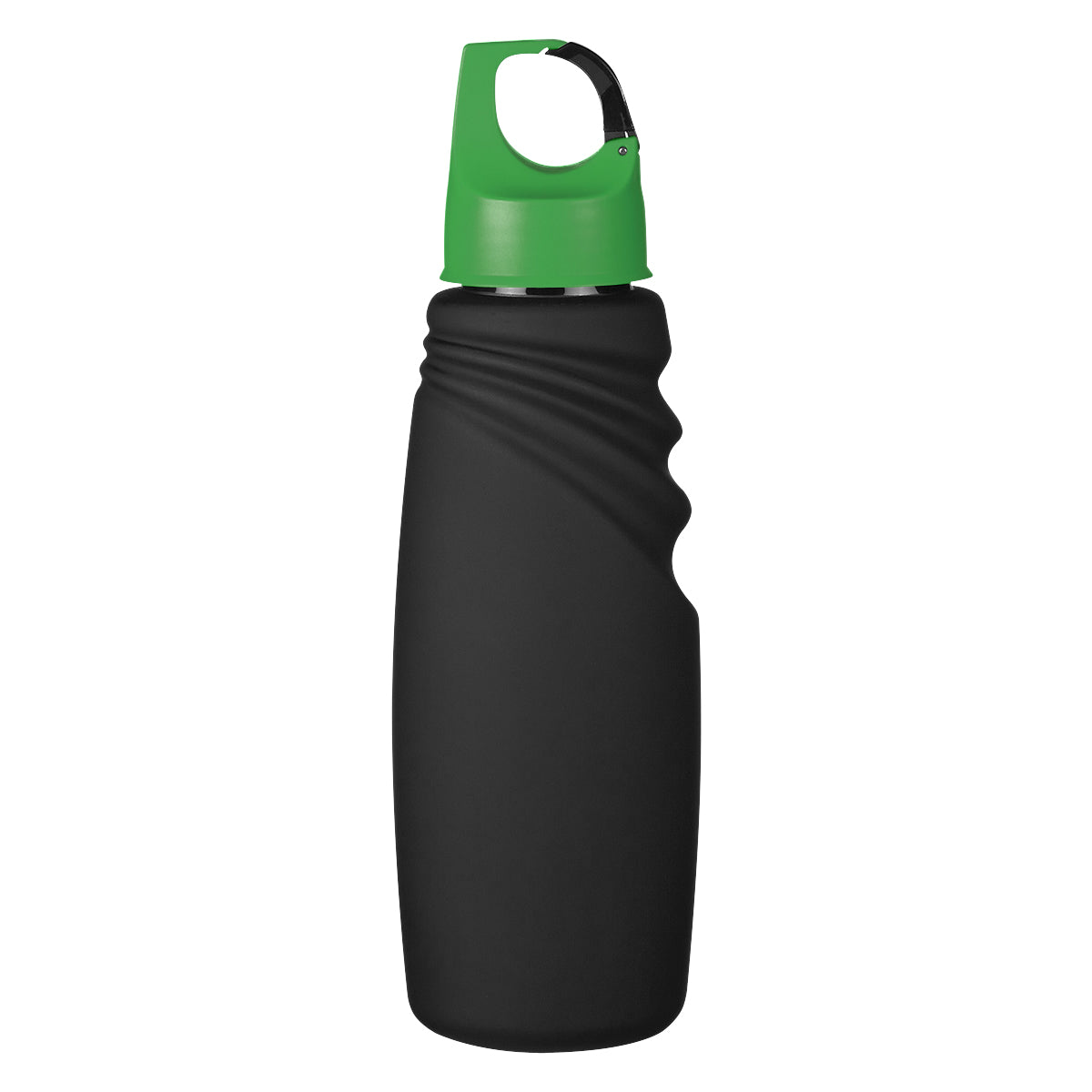 24 Oz. Matte Finish Crest Carabiner Sports Bottle
