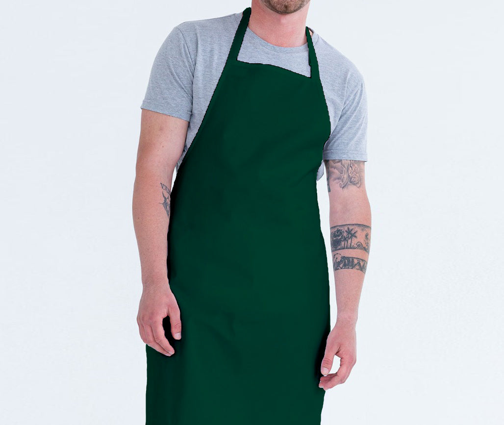 100% Spun Polyester Bib Apron 30"X35"