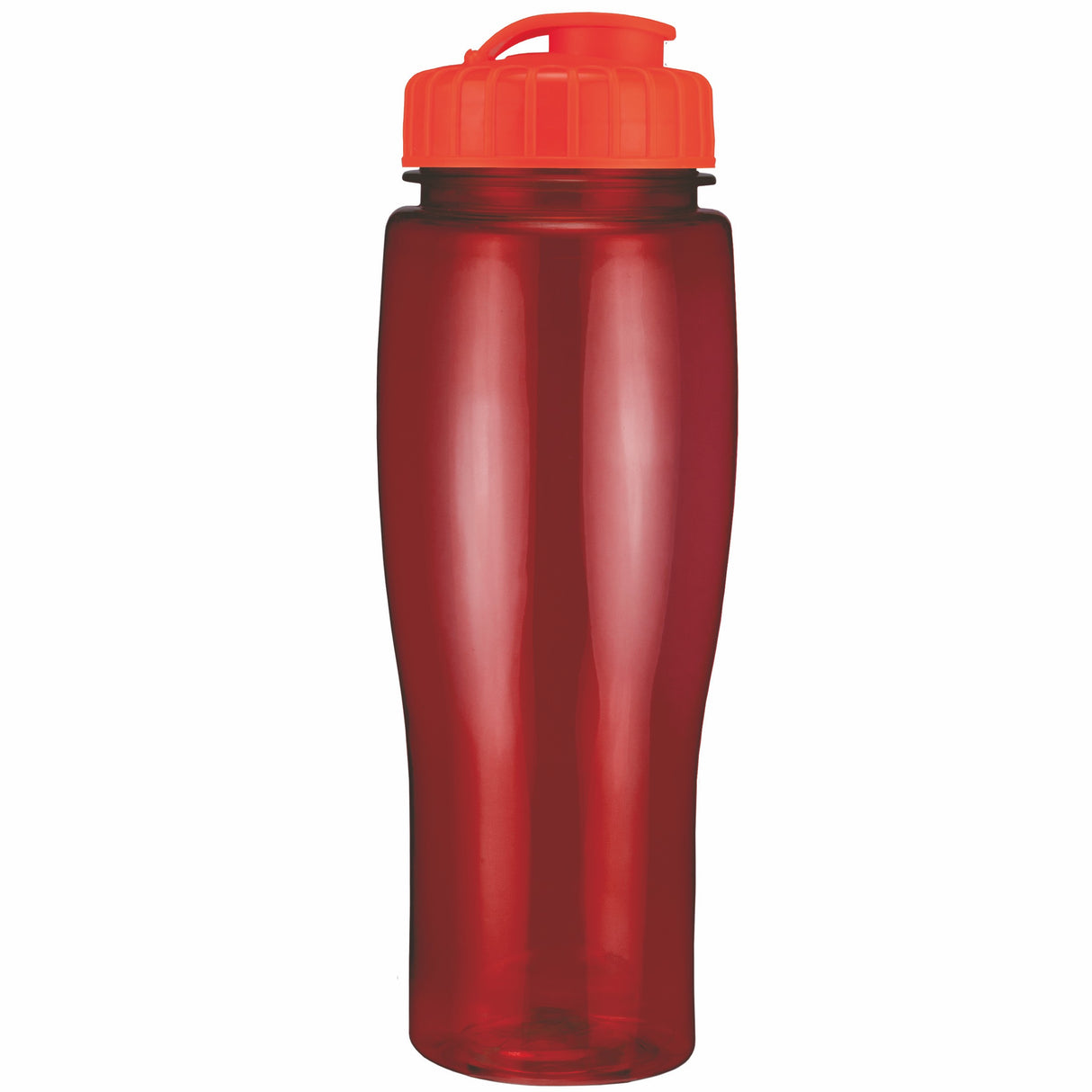 24 Oz. Contour Translucent Bottle w/ Flip Top Lid