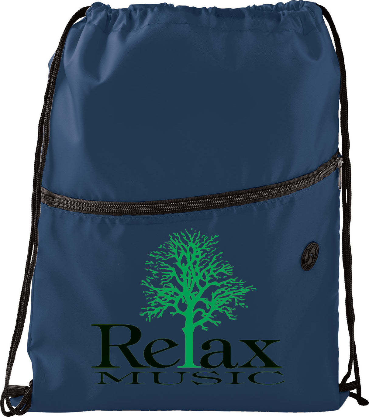 Insulated Zippered Drawstring Bag