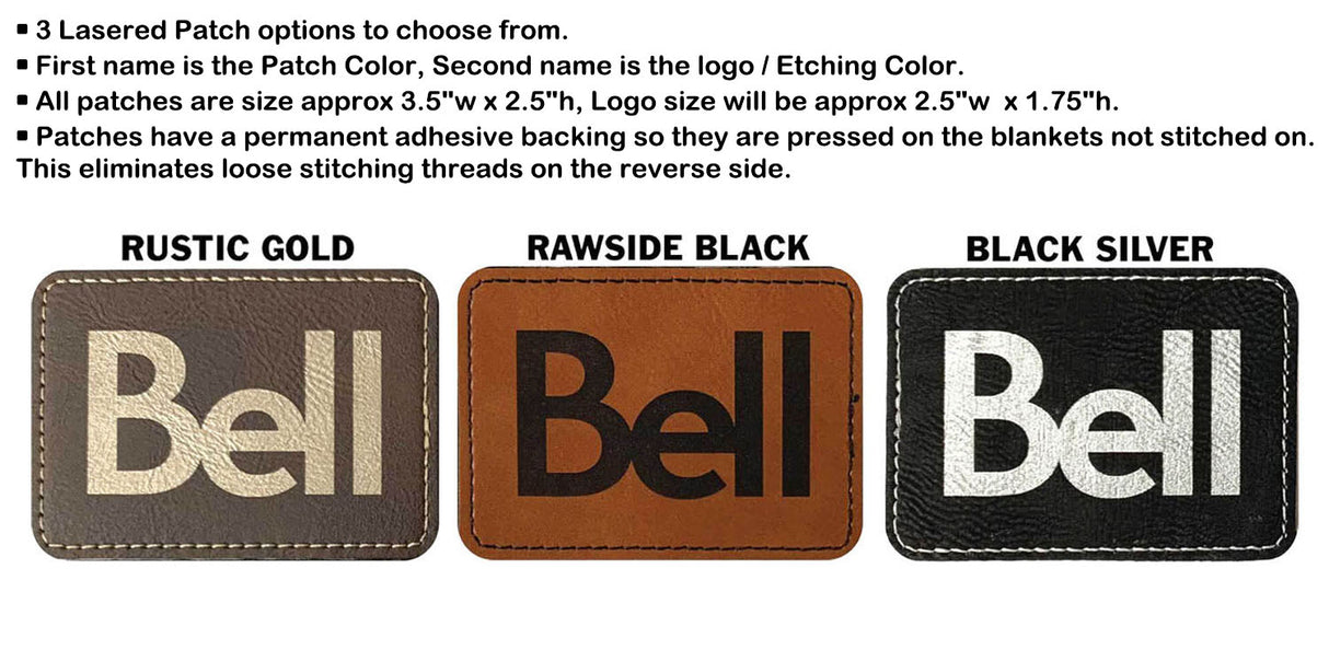 72 Hr Fast Ship - Heather Cable Knit Chenille Blanket, 50x60, with Lasered logo patch