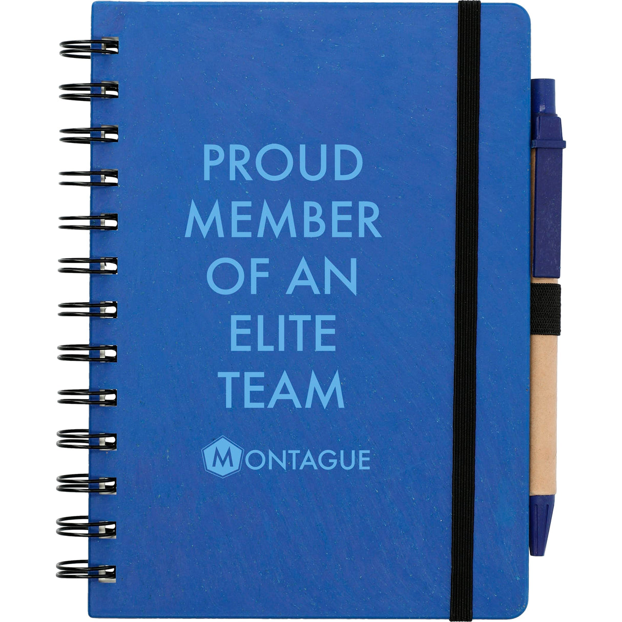 5" x 7" FSC® Mix Wheat Straw Notebook with Pen