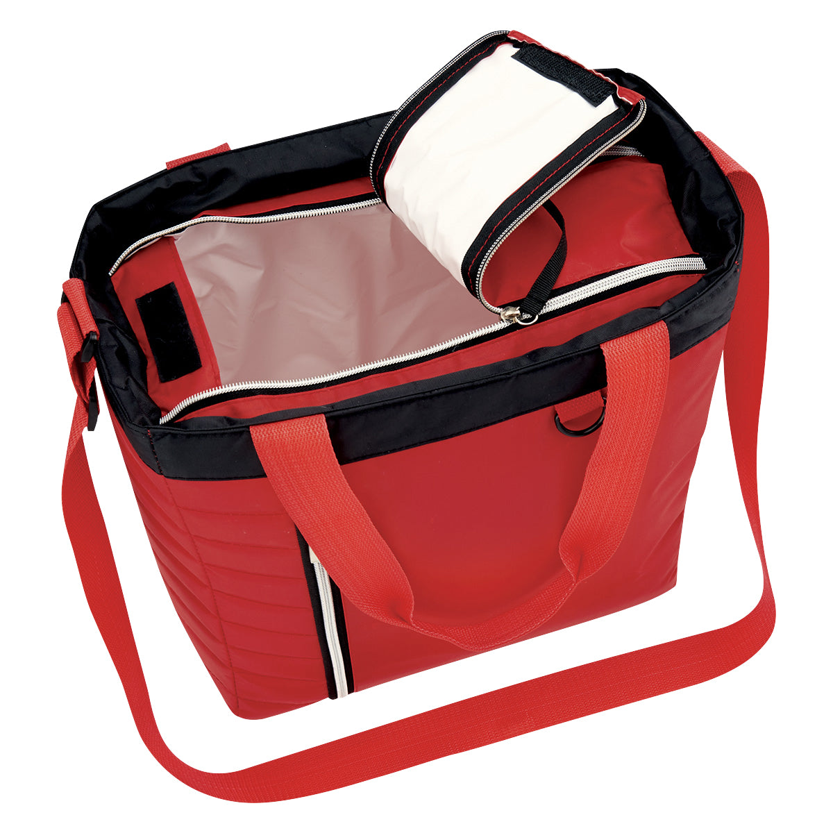 Quilted Slim Line Cooler Tote Bag