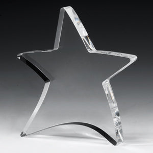 Moving Star Acrylic Paperweight (Screen Printed)