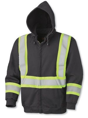 Black FR Treated Cotton Hoodie