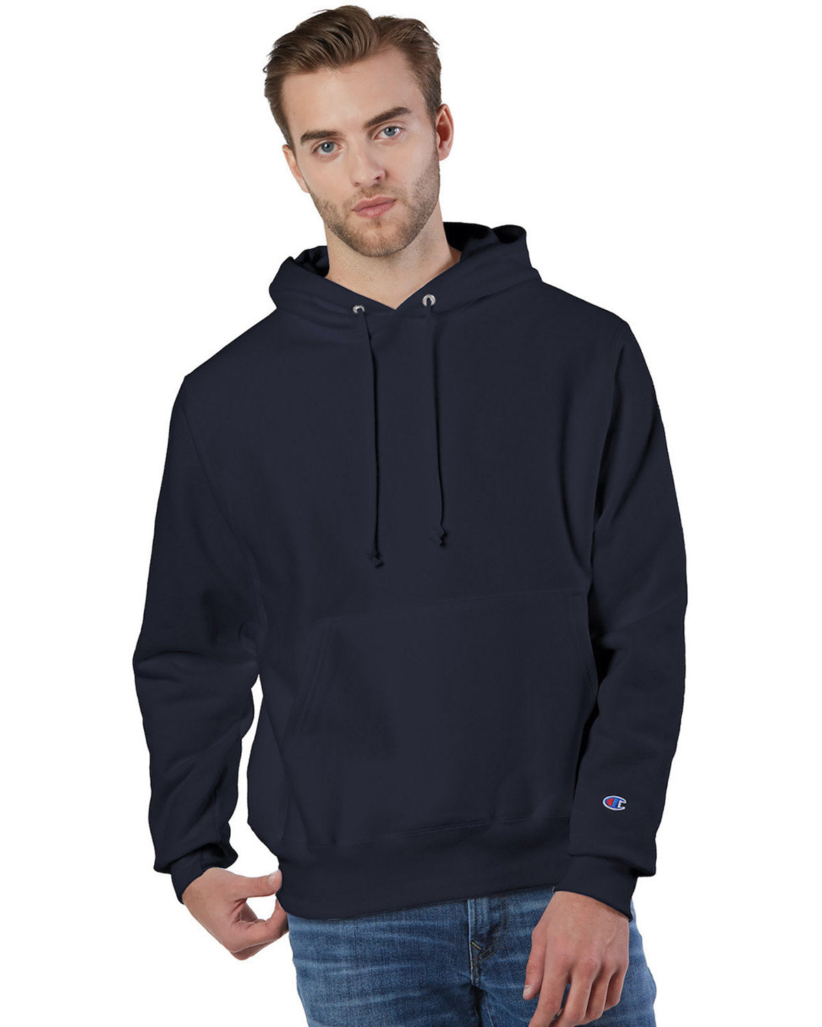000117 Champion Reverse Weave® Pullover Hooded Sweatshirt