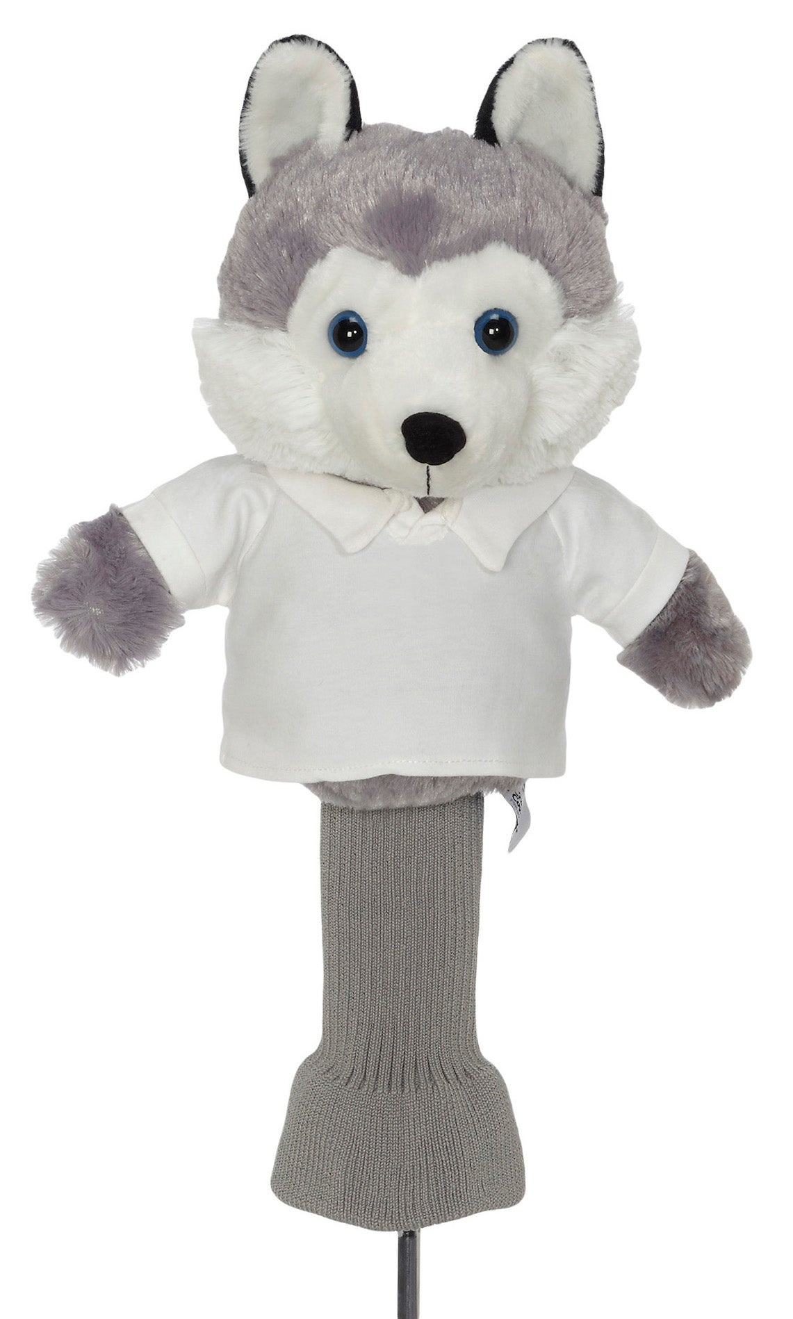 Cuddle Pals Head Cover "Hacker Husky" w/Golf Shirt
