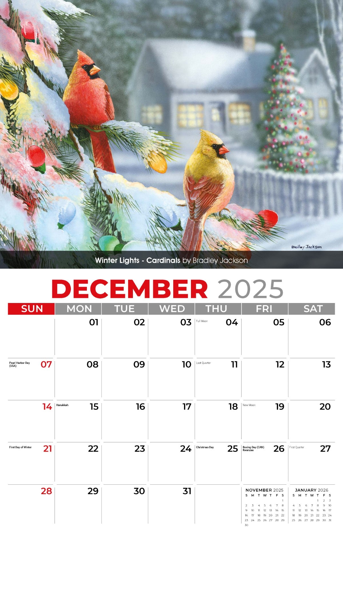 Galleria Wall Calendar 2025 Garden Birds