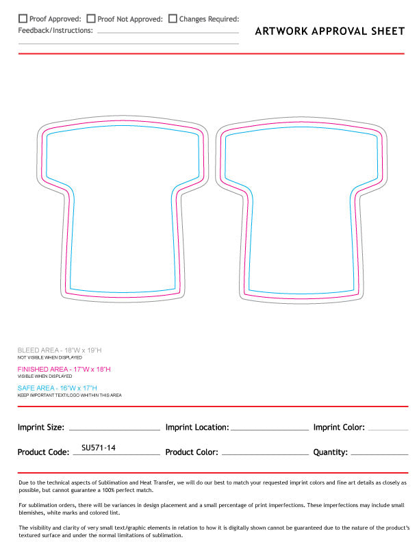 Hockey Jersey Shape Microfiber Dri-Lite Terry Keepsake Towel, 17x18, Sublimated Front and Back