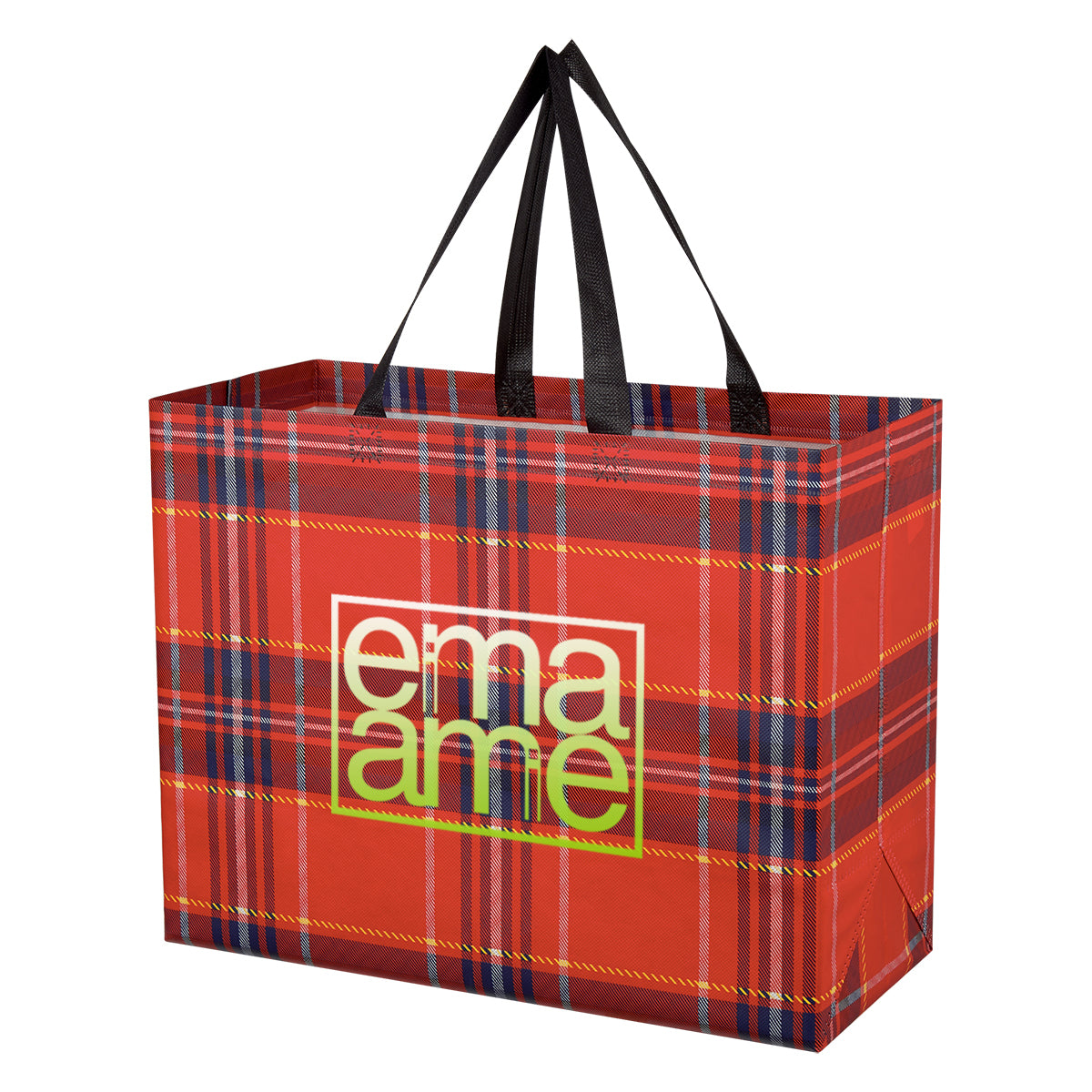 Soho Tartan Laminated Non-woven Shopper Bag