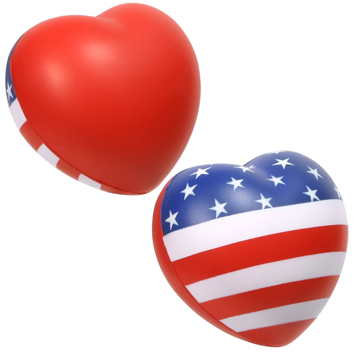 Patriotic Valentine Heart Stress Reliever