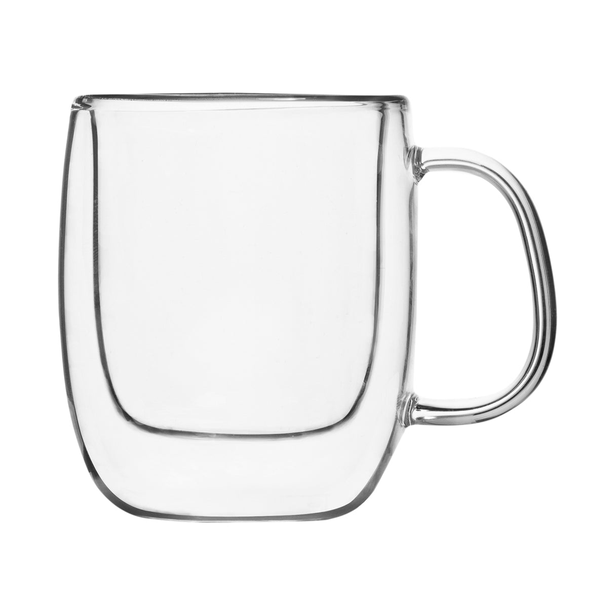 Barista Collection, 2.8oz double wall clear Borosilicate Glass Espresso mug