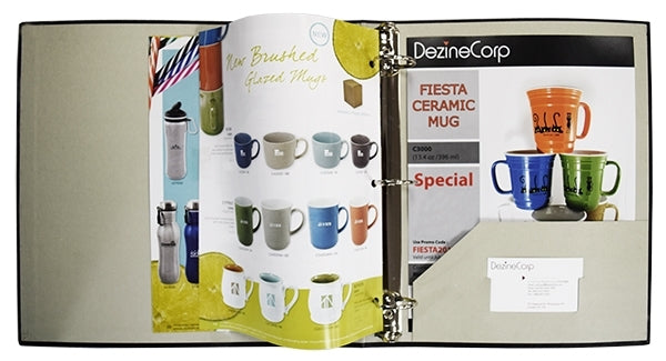 Ribbed Paperboard 'D' Ring Binder - undecorated