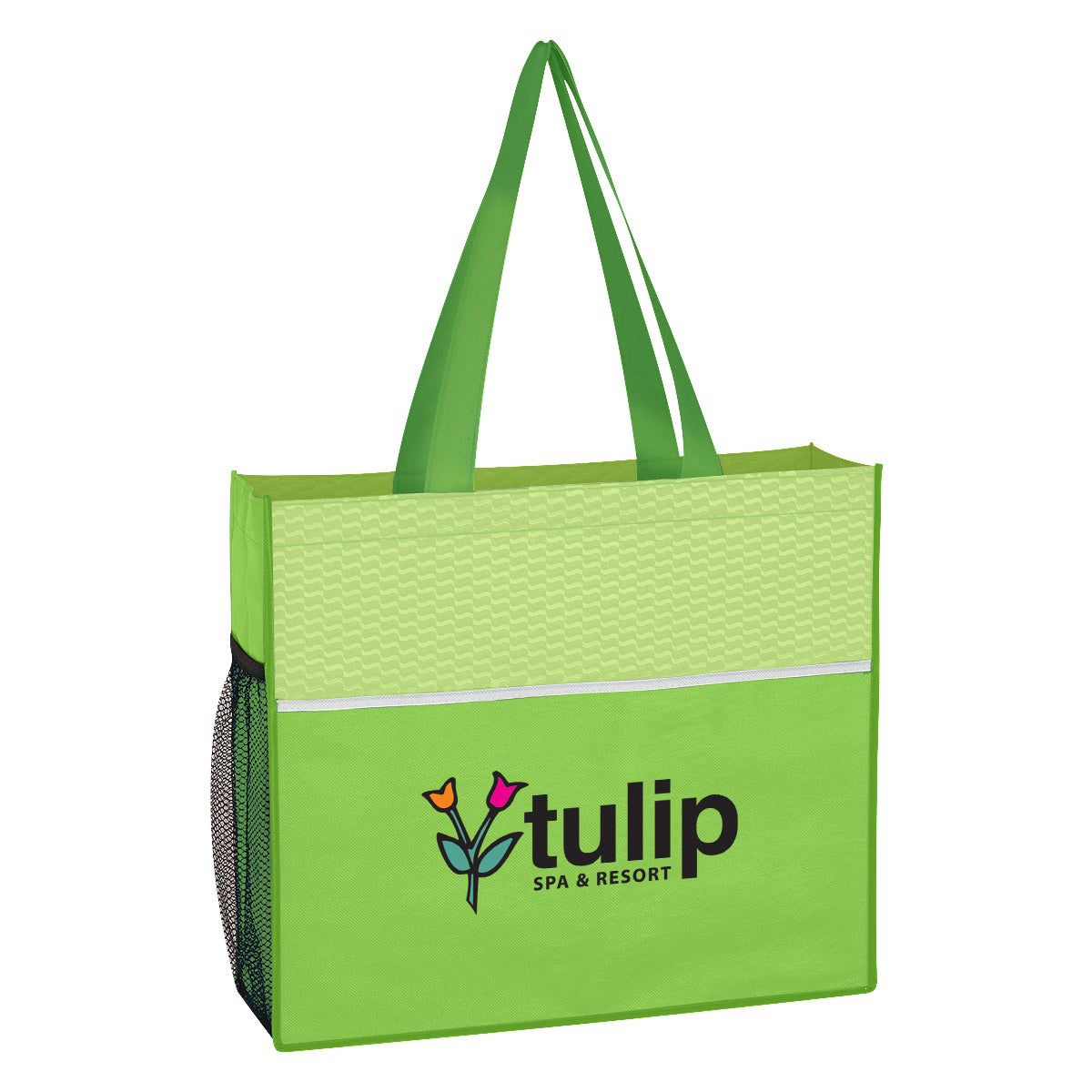 Non-woven Wave Design Tote Bag