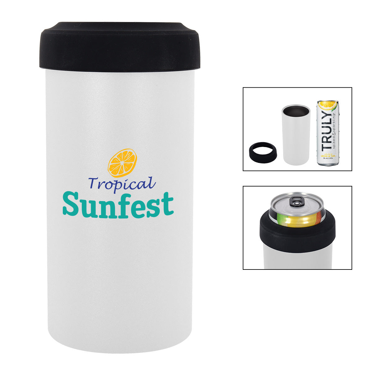 12 Oz. Slim Stainless Steel Insulated Can Holder