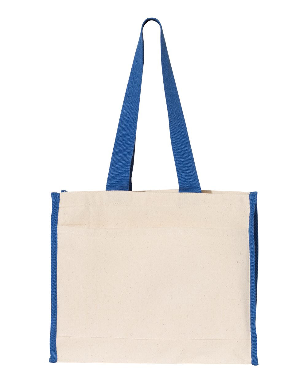 Q-Tees 14L Tote w/Contrast-Color Handles