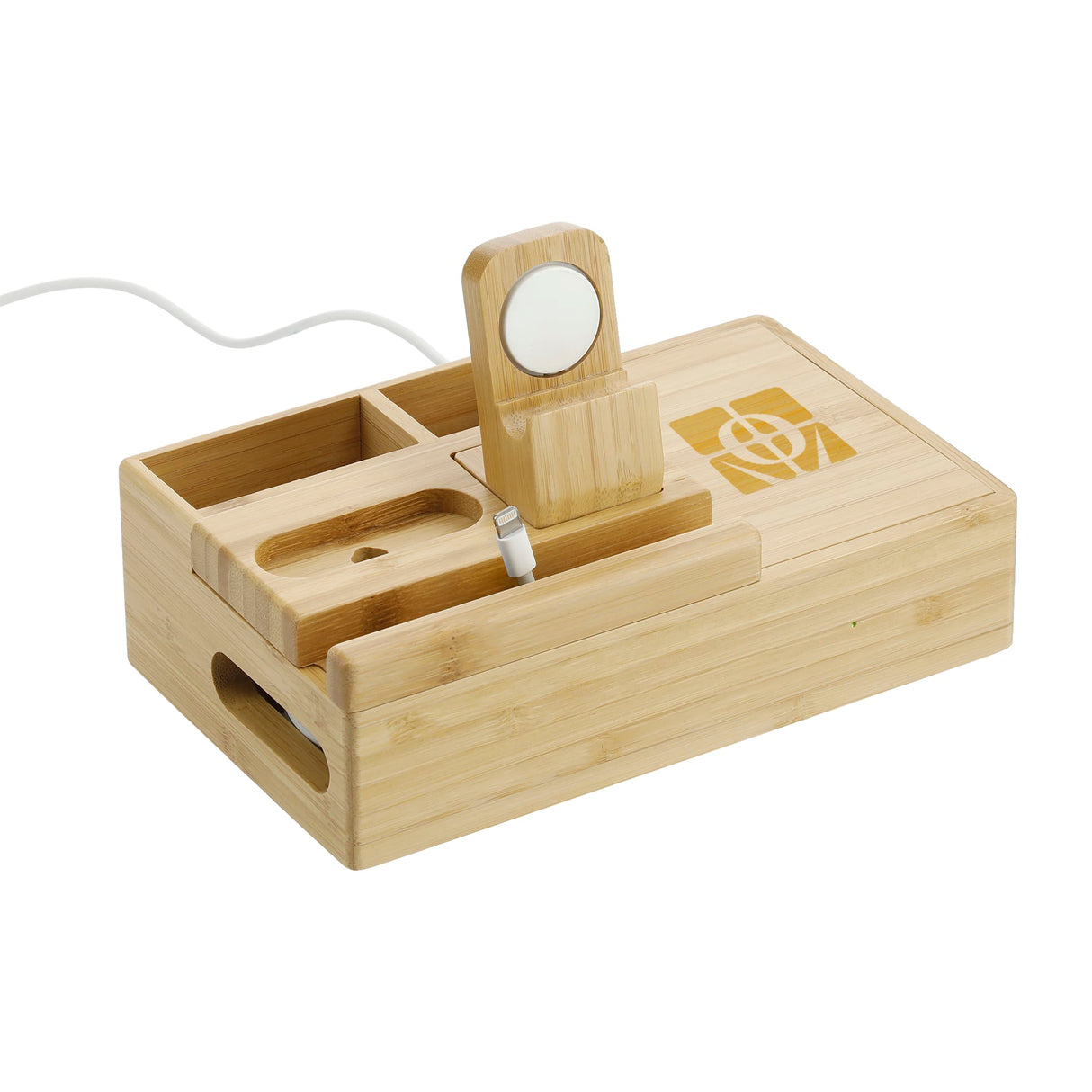 Bamboo Fast Wirelsss Charging Dock Station