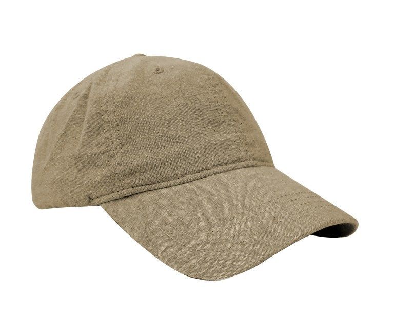 Unconstructed Garment Washed Pigment Dyed Solid Cap
