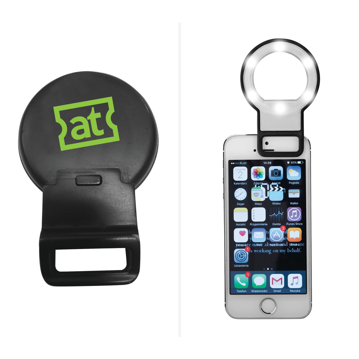 Mirror LED Selfie Flashlight