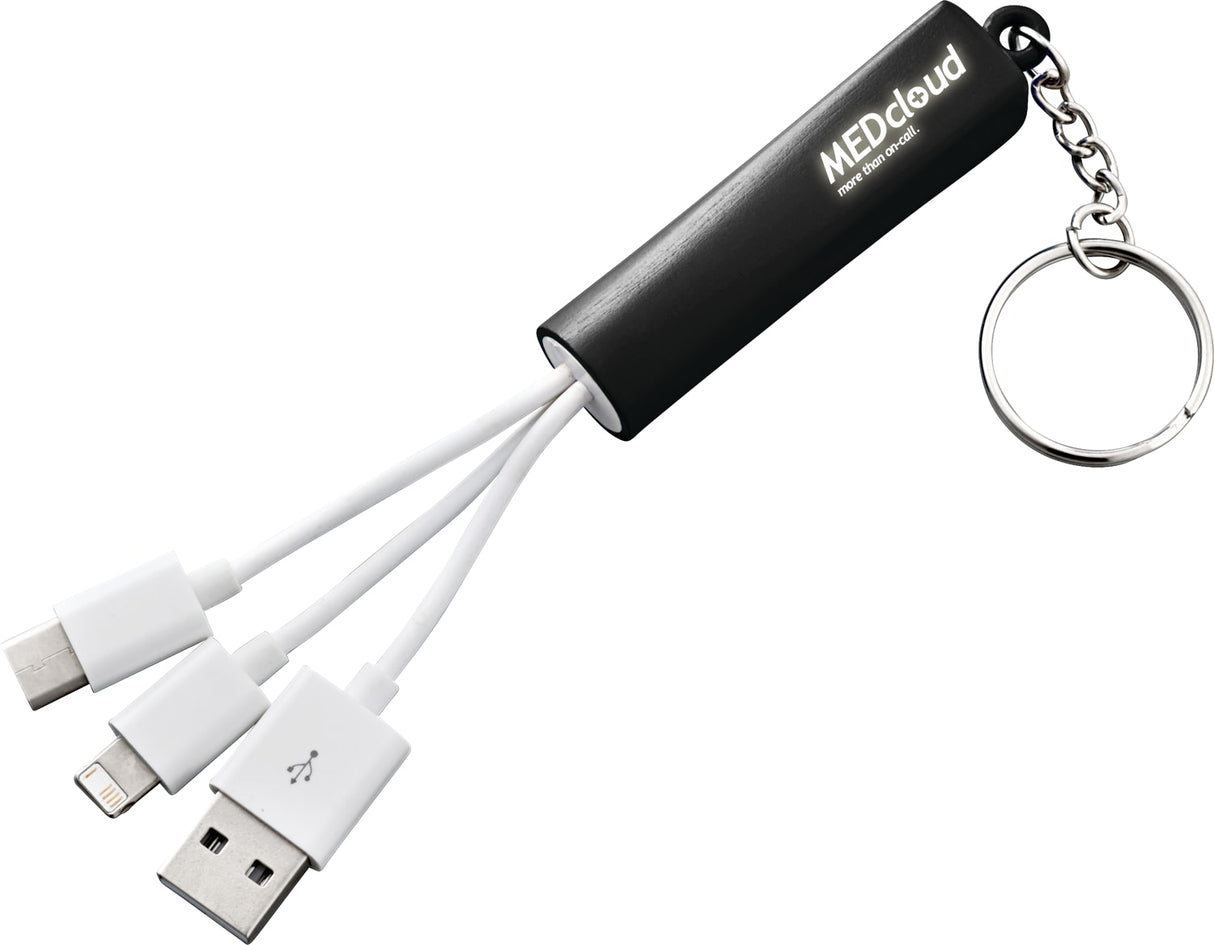 Route Light Up Logo 3-in-1 Cable