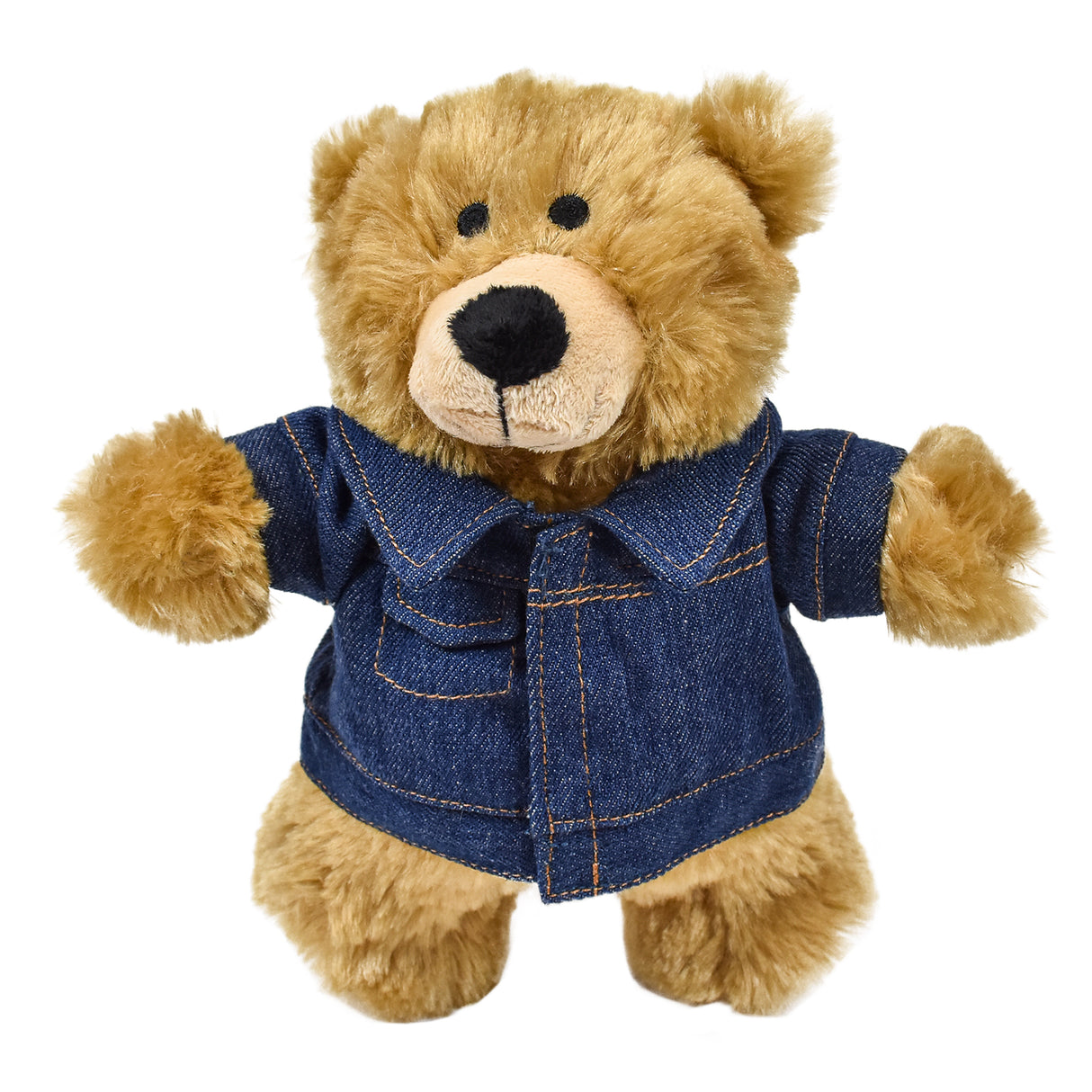 8.5" Standing Bailee Bear w/Jean Jacket