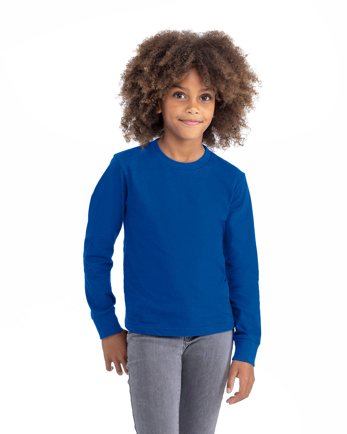 000088 NEXT LEVEL APPAREL Youth Cotton Long Sleeve T-Shirt
